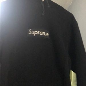 Black on Black Supreme Hoodie